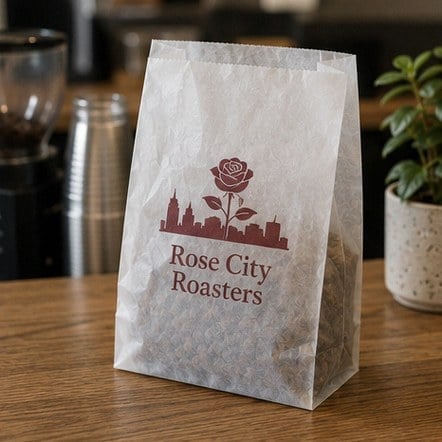 Custom printed glassine bags in bulk